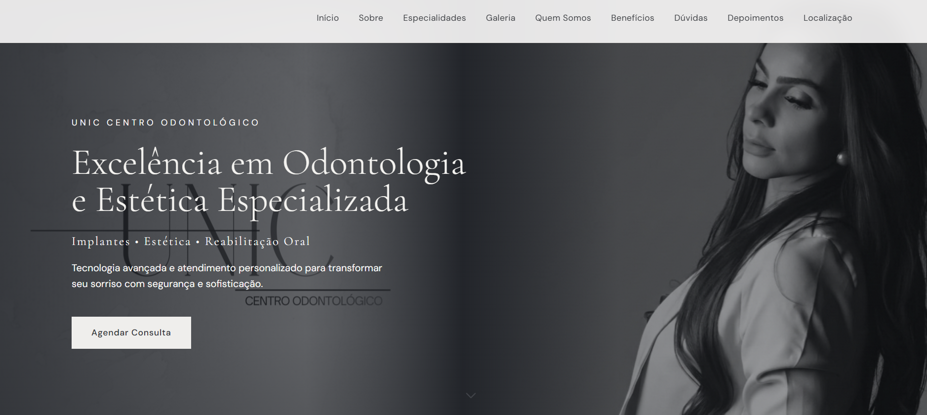 Preview do projeto Clínica Unic